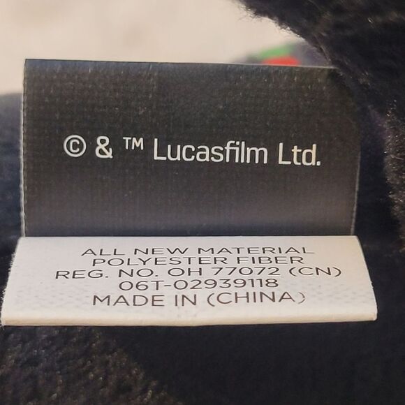 Disney Star Wars Darth Vader Easter Bunny Plush Dog Toy 9" Jumbo Squeaker New - Picture 5 of 8